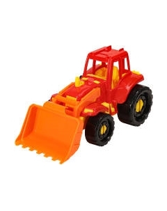 Бульдозер игрушечный РЫЖИЙ КОТ Трактор Иван / 7669716 Рыжий кот