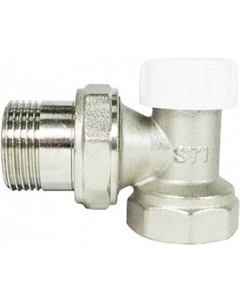 Клапан запорный STI 1/2" угловой / 00000003165 Sti