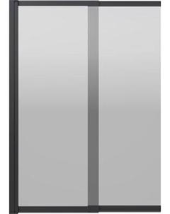 Стеклянная шторка для ванны Berges River S Slider Black 98x145 / 065018