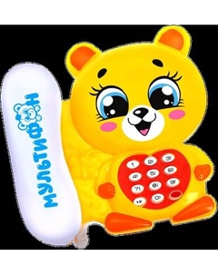 Развивающая игрушка Мультифон. Веселый мишутка 6808 / 4793858 Zabiaka