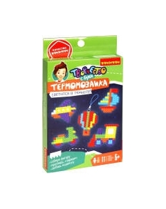 Развивающая игра Термомозаика неоновая. Светится в темноте Транспорт / ВВ5567 Bondibon