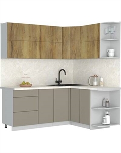 Кухонный гарнитур Интерлиния Мила Матте 1.5x2.0 А PR