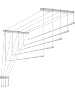Сушилка для белья Comfort Alumin Group Потолочная 5 прутьев White Style Telescop 100-180см Comfort alumin group