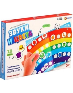 Развивающая игра Zabiaka IQ Логопедическая. Звуки и цвета / 10554104