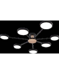 Потолочный светильник Mirastyle MH-3286/7 BK+WOOD