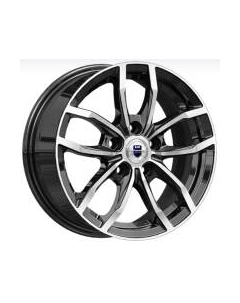 Литой диск K&K Фрост 15x6.5" 5x108мм DIA 63.35мм ET 50мм Алмаз черный K&k