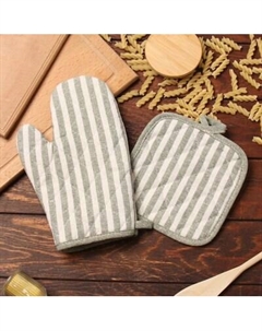 Набор прихваток Полоса / 10103134 Доляна