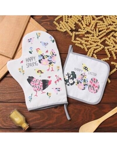 Набор прихваток Яркой пасхи / 9927505 Доляна