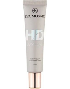 Тональный крем Eva Mosaic HD Comfort Плотный матирующий 02 Золотисто-бежевый Eva mosaic