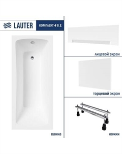 Ванна акриловая Bianca 170х70 / 21207170 Lauter