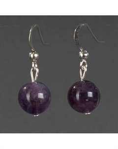 Серьги Wolves Элитный Аметист 40937 №1