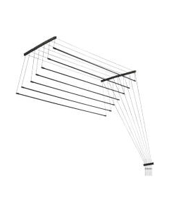 Сушилка для белья Comfort Alumin Group Потолочная 7 прутьев Black Style 240см Comfort alumin group