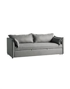 Мягкий раскладной диван brevor серый 220x80x95 см Myfurnish