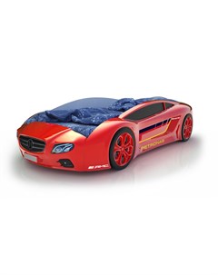 Кровать машина карлсон roadster мерседес без доп опций красный 105x49x174 см Magic cars
