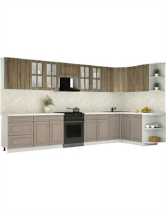 Кухонный гарнитур Интерлиния Мила Шато 1.7x3.8 PR