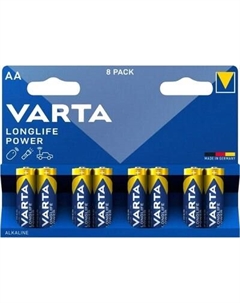 Комплект батареек Varta Longlife Power High Energy LR6 AA / 04906121418