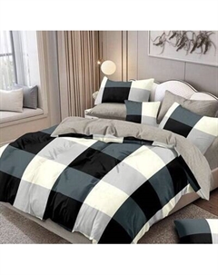 Комплект постельного белья Поплин Luxe Евро / П-360 Alleri