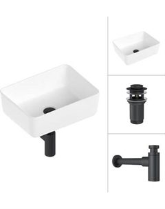 Умывальник Lauter 21674B + клапан 21190B + сифон 21635B