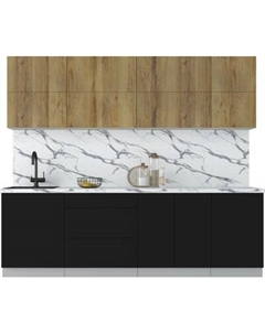 Кухонный гарнитур Интерлиния Мила Матте 2.5 А