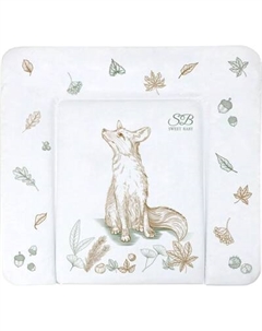 Пеленальный матрас Foresta Magica Crema Arancio 80x71 Sweet baby