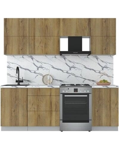 Кухонный гарнитур Интерлиния Мила Матте 2.2 Б