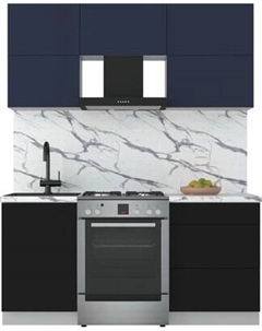 Кухонный гарнитур Интерлиния Мила Матте 1.7 Б