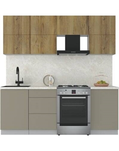 Кухонный гарнитур Интерлиния Мила Матте 2.1 Б