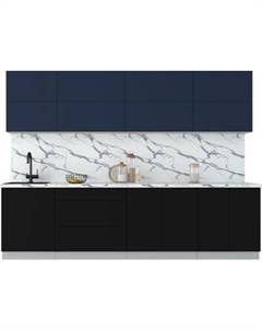 Кухонный гарнитур Интерлиния Мила Матте 2.9 А