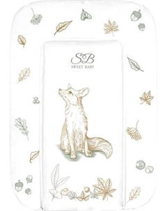 Пеленальный матрас Foresta Magica Crema Arancio 48x71 Sweet baby