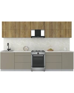 Кухонный гарнитур Интерлиния Мила Матте 3.1 Б