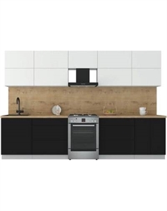 Кухонный гарнитур Интерлиния Мила Матте 3.2 Б