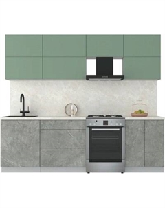 Кухонный гарнитур Интерлиния Мила Матте 2.5 Б