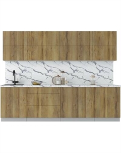 Кухонный гарнитур Интерлиния Мила Матте 2.8 А