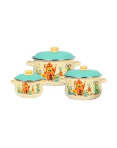 Набор кастрюль Чайный домик 1с408 Стальэмаль