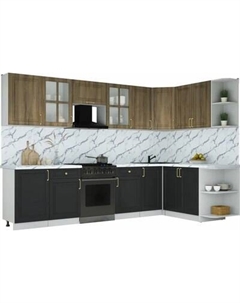 Кухонный гарнитур Интерлиния Мила Шато 1.7x3.1 PR