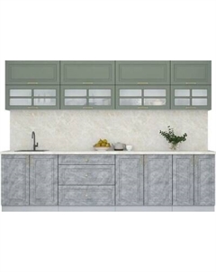 Кухонный гарнитур Интерлиния Мила Шато 3.0А