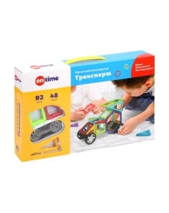 Конструктор магнитный On Time Транспорт / 45007 On time
