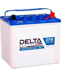Автомобильный аккумулятор DELTA EFB ASIA 65R D23 Delta