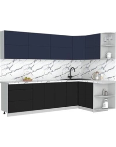 Кухонный гарнитур Интерлиния Мила Матте 1.5x2.8 А PR