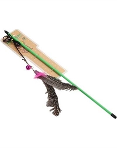 Игрушка для кошек Дразнилка удочка с перьями / 72372 Homecat