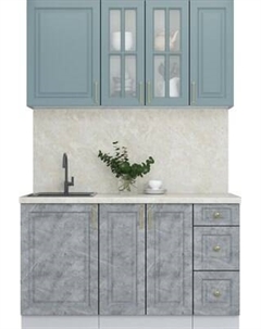 Кухонный гарнитур Интерлиния Мила Шато 1.4А