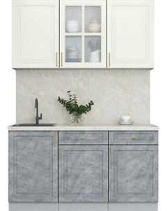 Кухонный гарнитур Интерлиния Мила Шато 1.5А