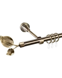 Карниз для штор АС ФОРОС Prime D16Г + наконечники Лист большой Ас форос