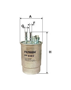 Топливный фильтр PP838/2 Filtron