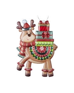 Елочная игрушка Erich Krause Decor Олень с подарками / 49587 Erich krause