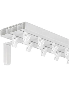 Карниз для штор СинДекор 2-рядный С прищепкой и кронштейном Синдекор