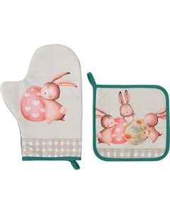 Набор прихваток Этель Пасхальный кролик / 9892072