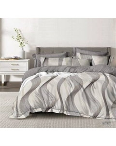 Комплект постельного белья 1.5сп Оливковая коллекция. Простыня на резинке УУ 6737 Реноме