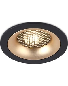 Точечный светильник Ambrella TN102725 BK/GD