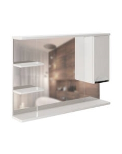 Шкаф с зеркалом для ванной Mixline Этьен 100 R 540872